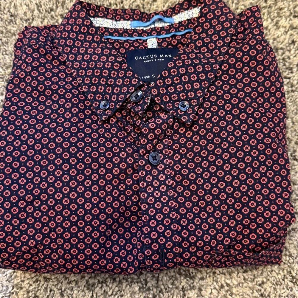 Cactus Man Longsleeve Buttondown Shirt Men’s S